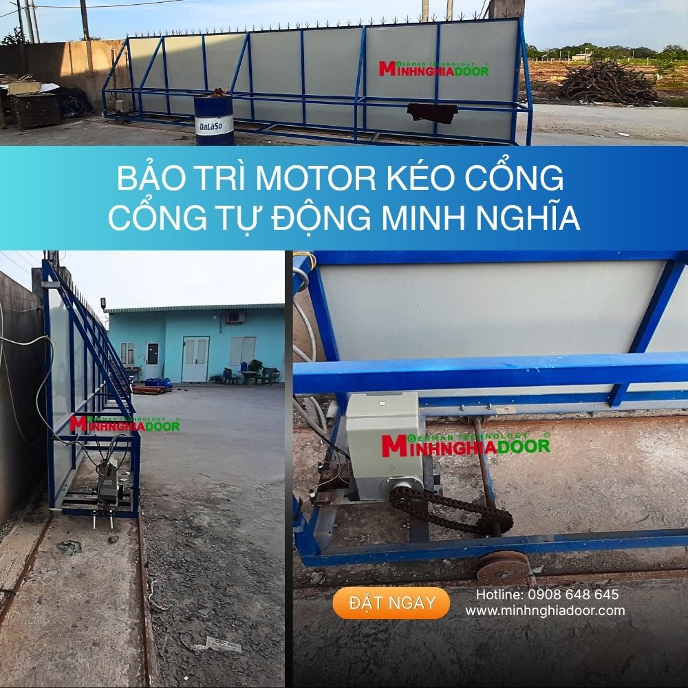 Motor kéo cổng công ty