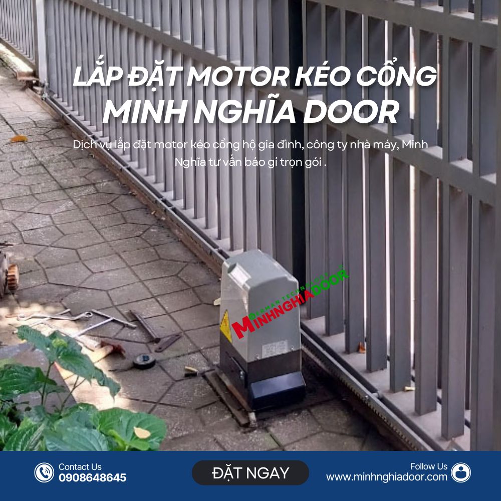 Motor kéo cổng nhà ở