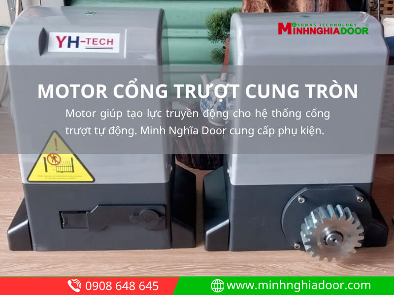 Motor tự động cho cổng trượt cung tròn Motor tự động cho cổng trượt cung tròn