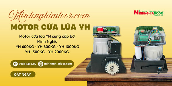 motor cửa lùa 2 cánh