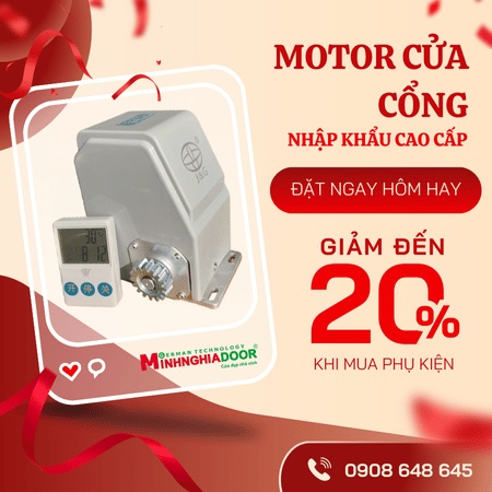 motor cổng nhập khẩu cao cấp