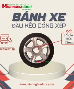 Bánh xe cổng xếp loại lớn