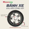 bánh xe cổng xếp loại lớn