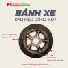 Bánh xe cổng xếp loại lớn cốt bao nhiêu
