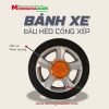 Bánh xe đầu kéo cổng xếp