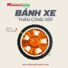 Bánh xe thân cổng xếp inox