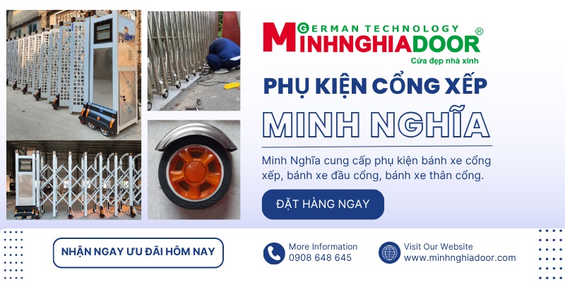 cung cấp bánh xe thân cổng xếp cung cấp bánh xe thân cổng xếp