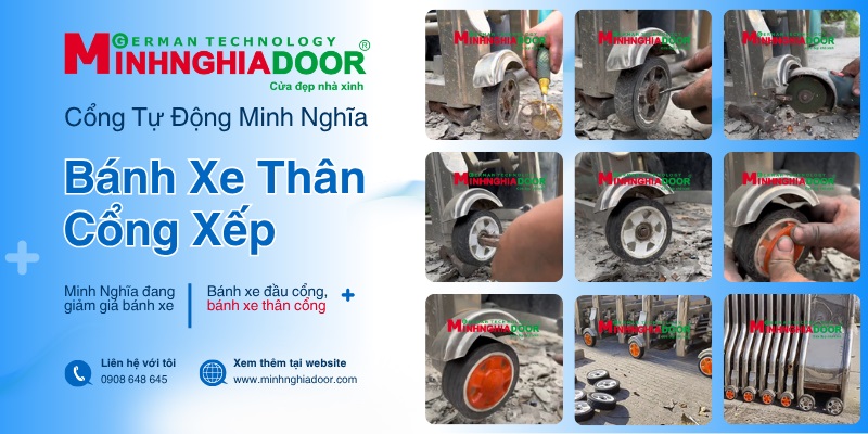hướng dẫn lắp đặt bánh xe thân cổng xếp hướng dẫn lắp đặt bánh xe thân cổng xếp