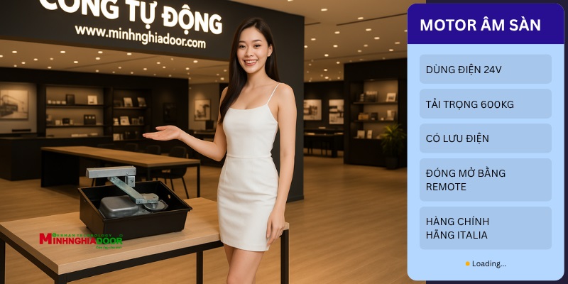 Motor cổng âm sàn là gì bạn biết chưa