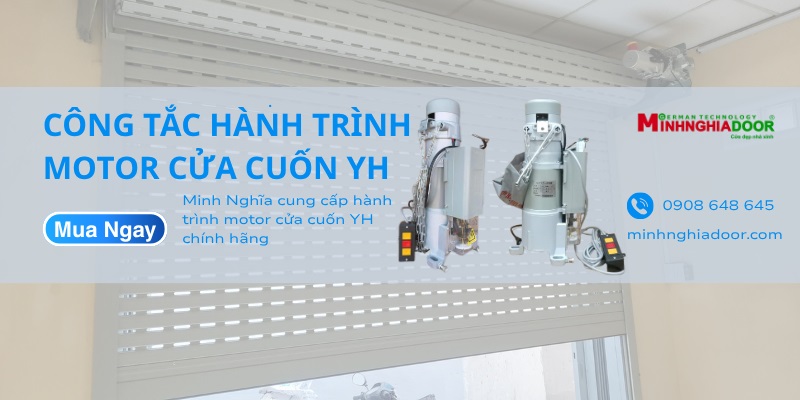 Cài đặt hành trình motor cửa cuốn YH