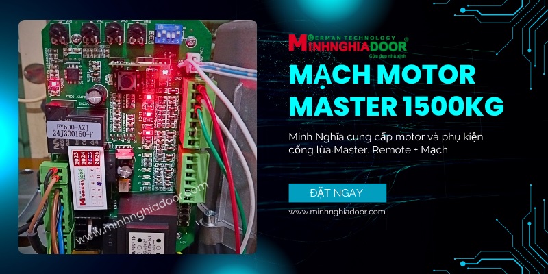 bo mạch motor cổng lùa master