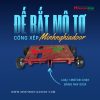 đế motor cổng xếp có đường ray giữa