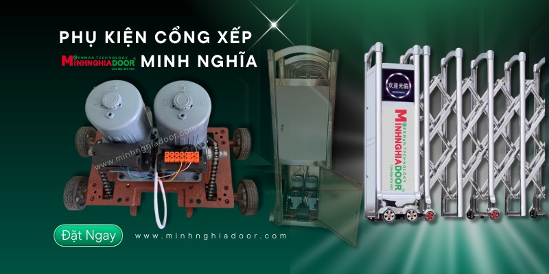 đế bệ motor cổng xếp