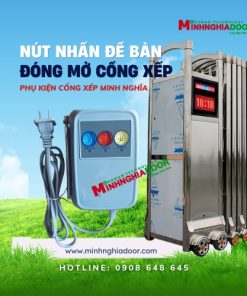Bấm bàn cổng xếp