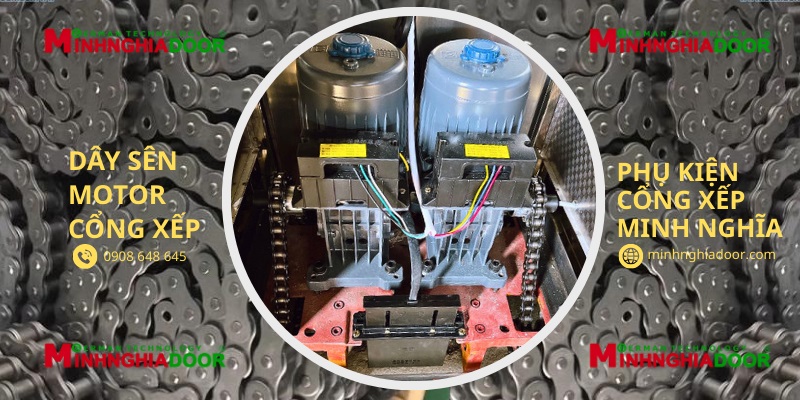 cách thay sên cổng xếp