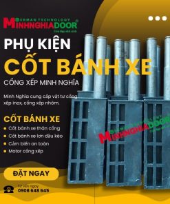 Cốt bánh xe cổng xếp