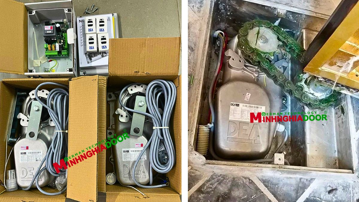 Motor cổng tự động chính hãng bảo hành uy tín