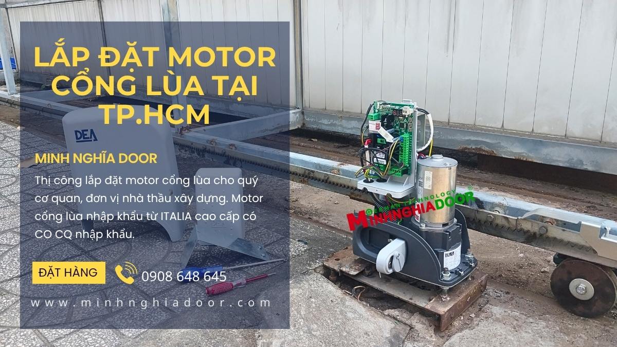 Báo giá lắp đặt motor cổng lùa trọn gói