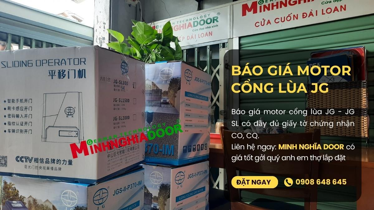 Báo giá motor cổng lùa 2026