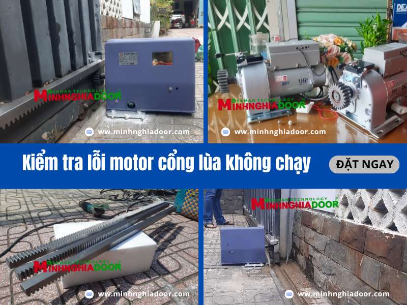 Motor cổng lùa không hoạt động
