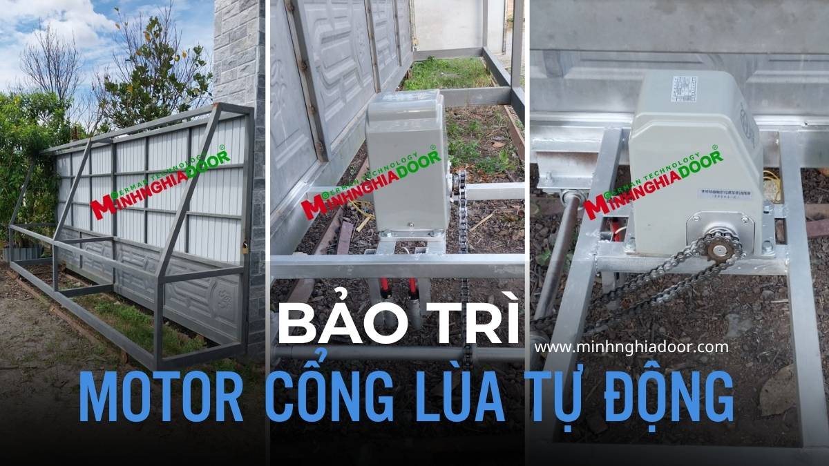 bảo trì motor cổng lùa định kỳ