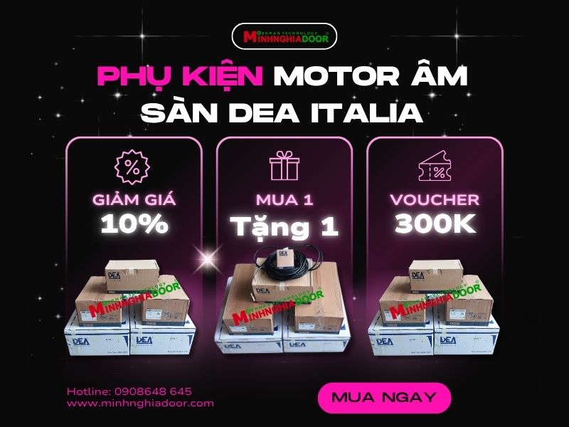 bộ motor cổng âm sàn dea