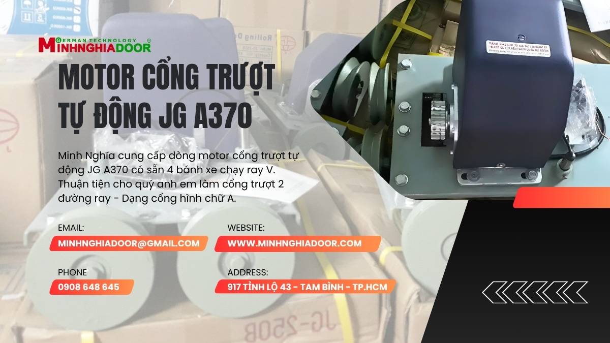 motor cổng trượt jg a370 motor cổng trượt jg a370
