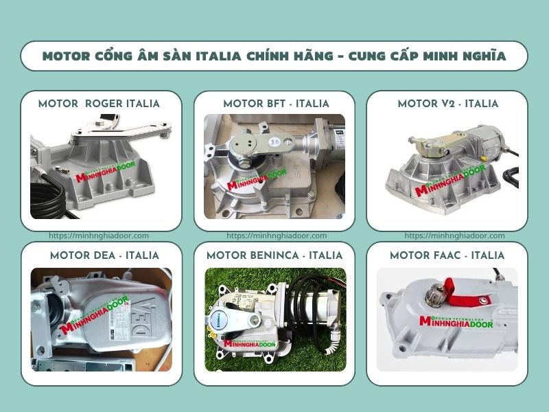 motor cửa cổng âm sàn italia 2026