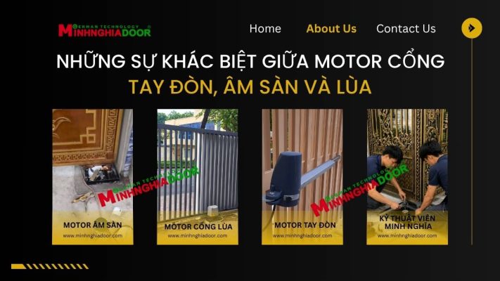 so sánh motor cổng tự động