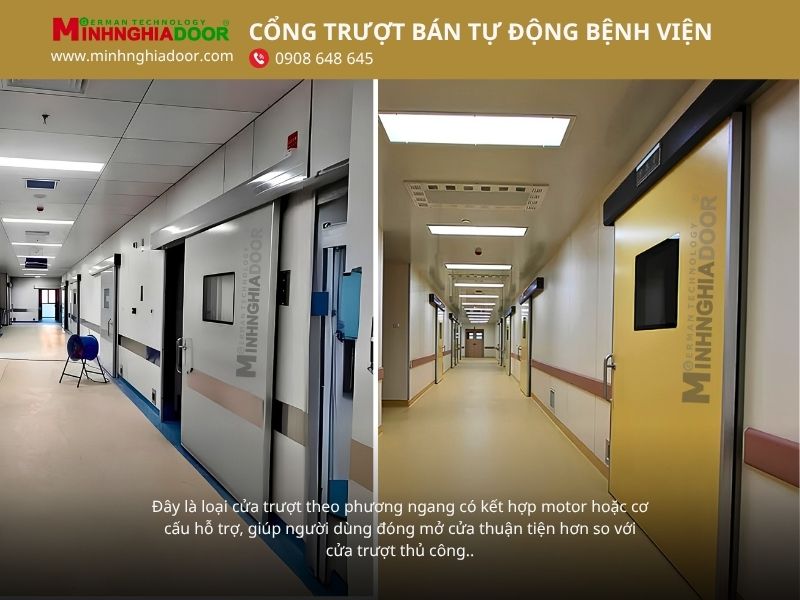 Cổng trượt bán tự động Cổng trượt bán tự động