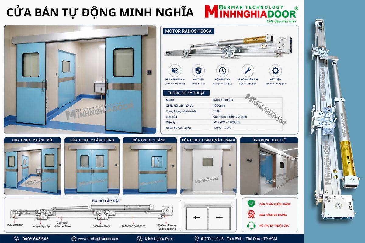 Cửa trượt bán tự động 1 Cửa Trượt Bán Tự Động 2026