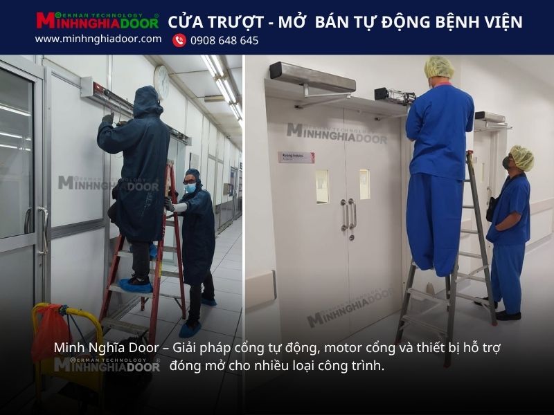 Cửa trượt mở bán tự động Cửa trượt mở bán tự động