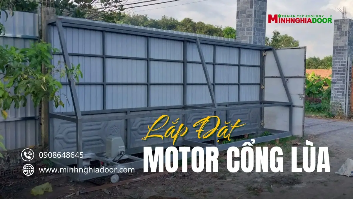Lắp đặt cổng lùa tự động Lắp đặt cổng lùa tự động