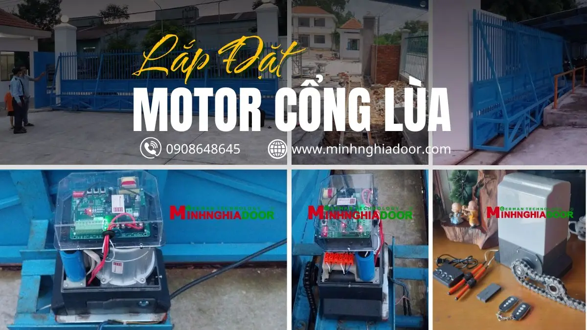 Motor cổng lùa tự động Motor cổng lùa tự động