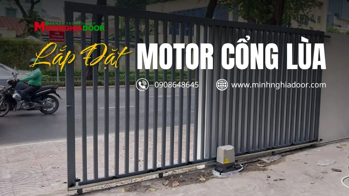 Motor cổng trượt tự động Motor cổng trượt tự động