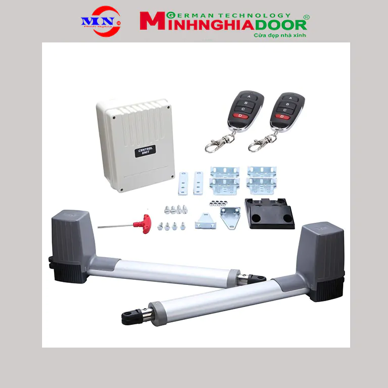 Motor cửa cổng tay đòn Master 300kg 7 motor cua cong tay don master 300kg