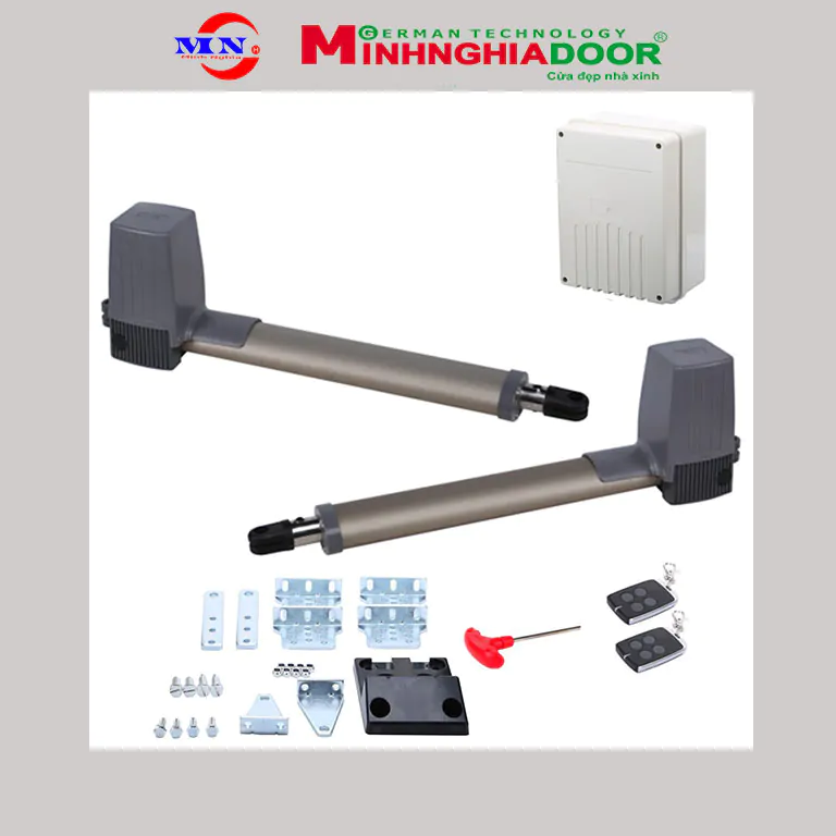 Motor cửa cổng tay đòn Master 300kg 1 motor cua cong tay don master 300kg