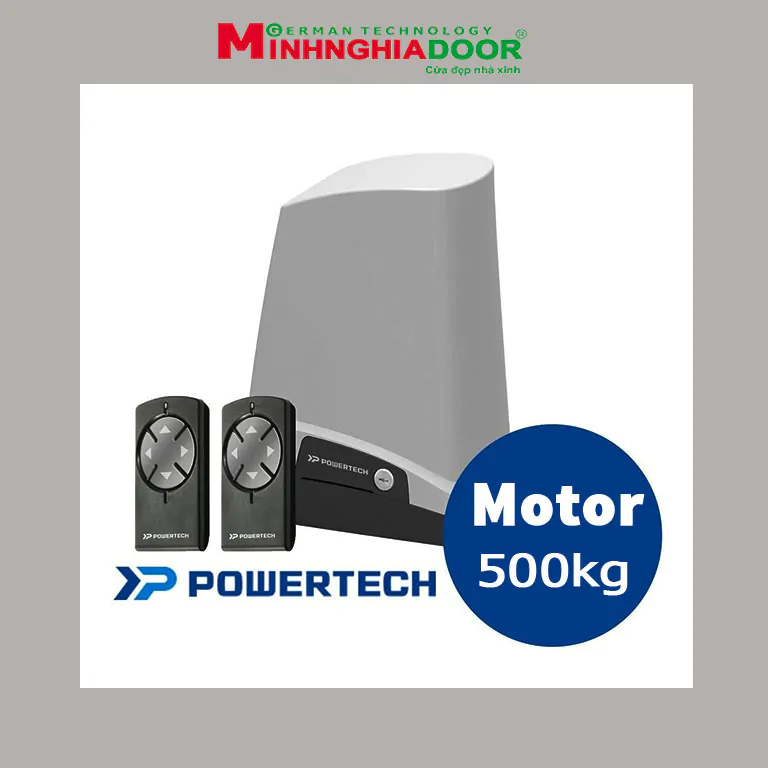 Mô tơ cổng trượt Đài Loan Powertech 500kg 2 motor-cong-truot-dai-loan-powertech-500kg