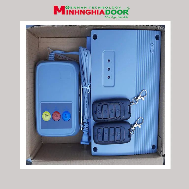 Bộ điều khiển cổng xếp Baisheng 4 bo dieu khien cong xep