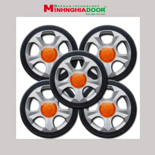 bánh xe cổng xếp điện