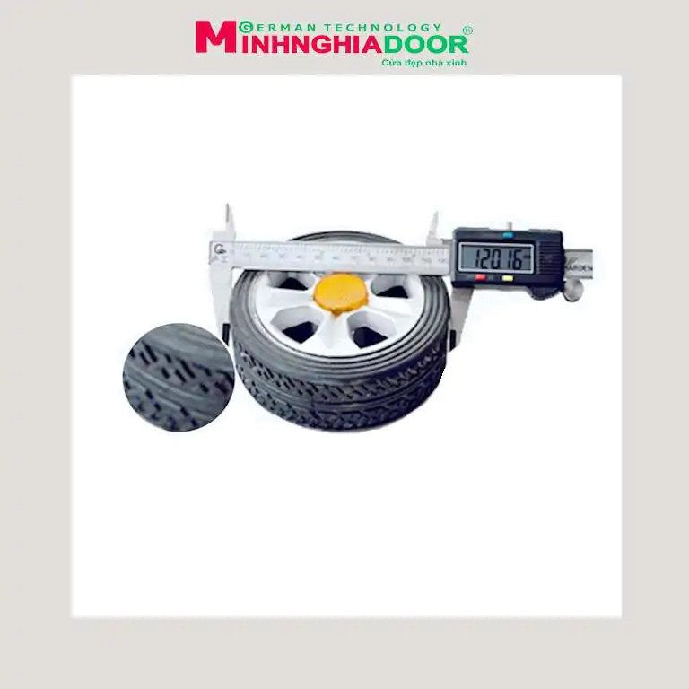 bánh xe cổng xếp điện minhnghiadoor bánh xe cổng xếp