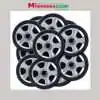 bánh xe cổng xếp inox