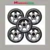 giá bánh xe cổng xếp