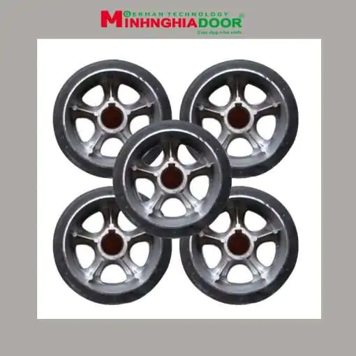 giá bánh xe cổng xếp