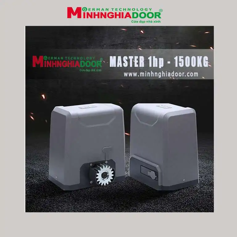 Motor cửa lùa giá rẻ Master 1500kg 1 motor cửa lùa giá rẻ