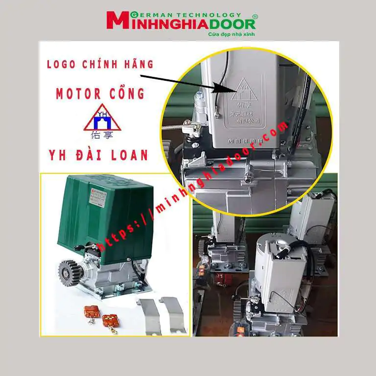 motor cổng lùa yh đài loan motor cổng lùa yh đài loan