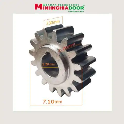 bánh răng cửa lùa