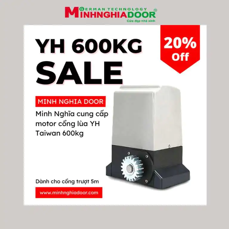 Motor cua cong yh 600kg