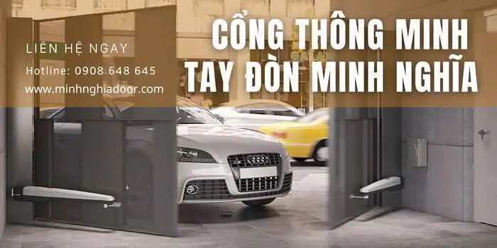 Cổng thông minh tay đòn Cổng thông minh tay đòn