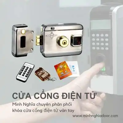 Cửa cổng điện tử Minh Nghĩa